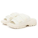 FILA(tB) y24tāzOUTDOOR SLIDE(AEghA XCh)/EBY T_ 24.0cm GARDENIA/GARDENIA 5SM01799