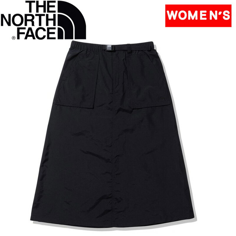 THE NORTH FACE(ザ・ノース・フェイス) 【24春夏】COMPACT SKIRT(コンパクト スカート)ウィメンズ L ブラック(K) NBW32330