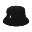 KANGOL(カンゴール) BERMUDA BUCKET XL BLACK 231069613