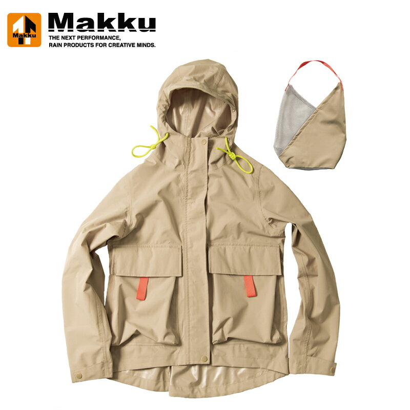 マック(Makku) Women's 防滴ビッグポケ