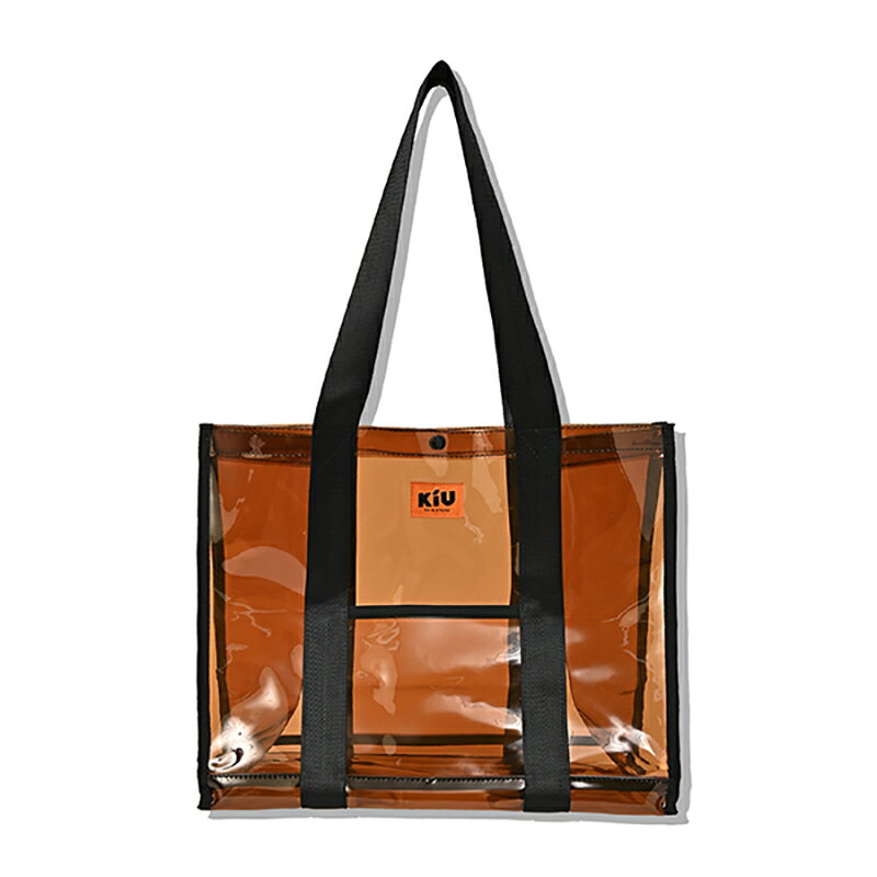 キウ(KiU) PVC BIG TOTE BAG フリー ブラウン K334-912