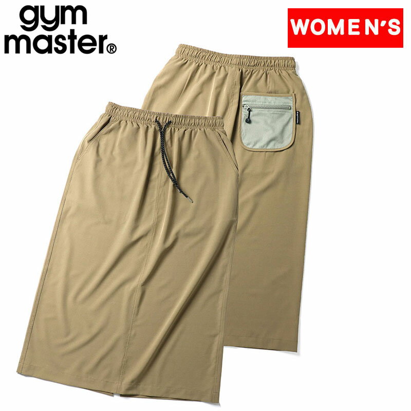 gym master(ジムマスター) Women's ストレッチ UL-GRID メッシュポケット スカート ウィメンズ フリー ベージュ(31) G121714