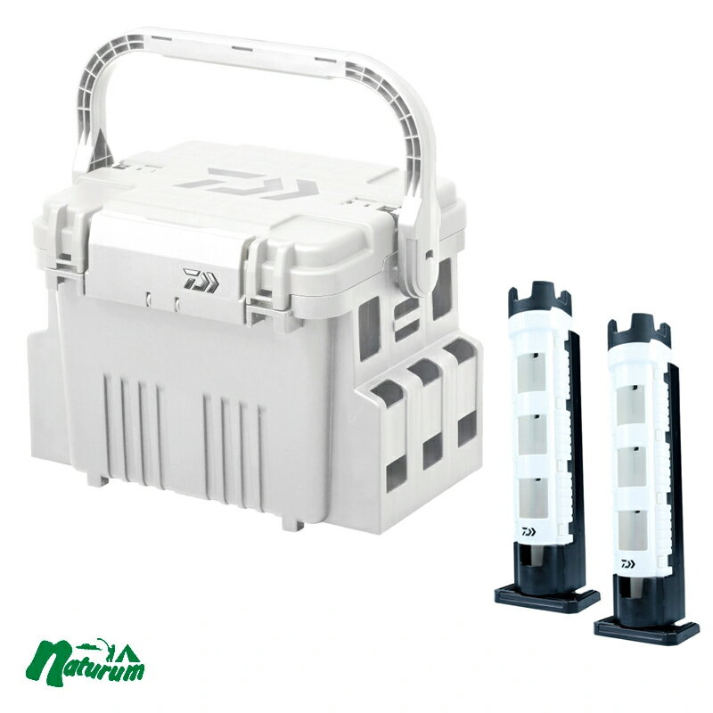 ダイワ(Daiwa) タックルボックス TB4500HS+ロッドスタンド TB30【お得な3点セット】 ホワイト