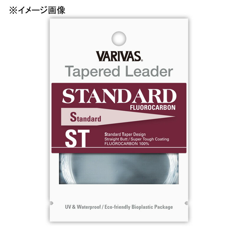 バリバス(VARIVAS) テーパードリーダー スタンダード ST フロロカーボン 9ft. 0X ナチュラル