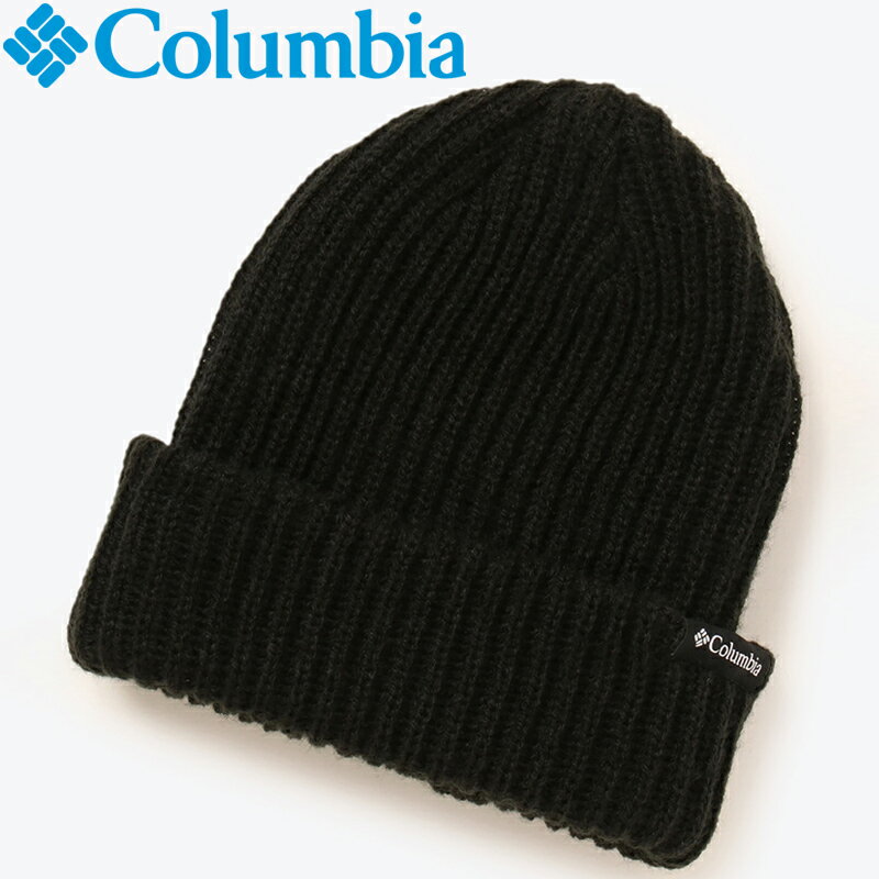 コロンビア キャップ メンズ Columbia(コロンビア) Youth スプリットレンジ ユース ニット キャップ フリー 010(Black) PU5660