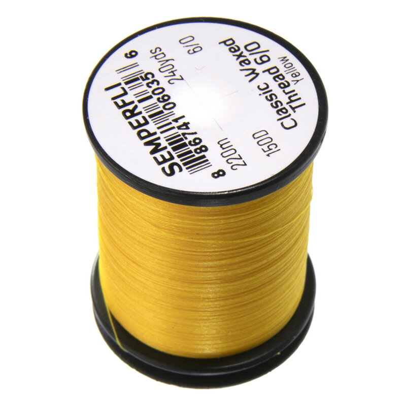 ティムコ(TIEMCO) センパーフライ クラシックワックスドスレッド 6/0 イエロー 067000206010