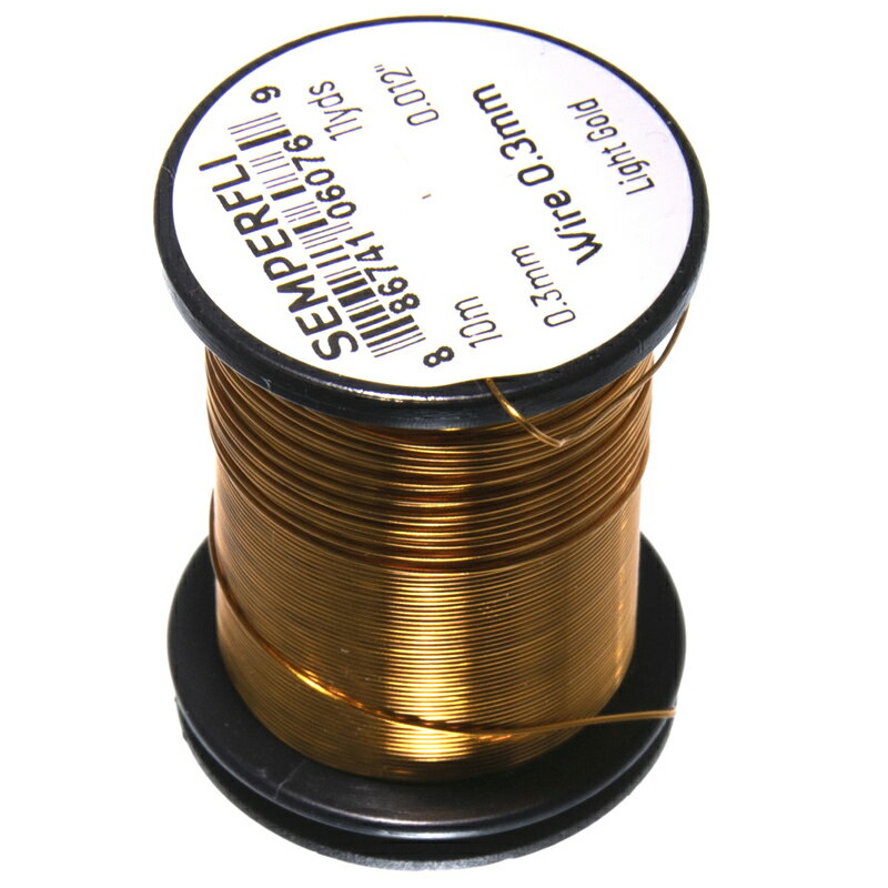 ティムコ(TIEMCO) センパーフライ ワイヤー 0.3mm ライトゴールド 67000503054