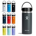 HYDRO FLASK(nCh tXN) HYDRATION 16oz WIDE MOUTH 16oz Stone(Xg[) 8900150050201