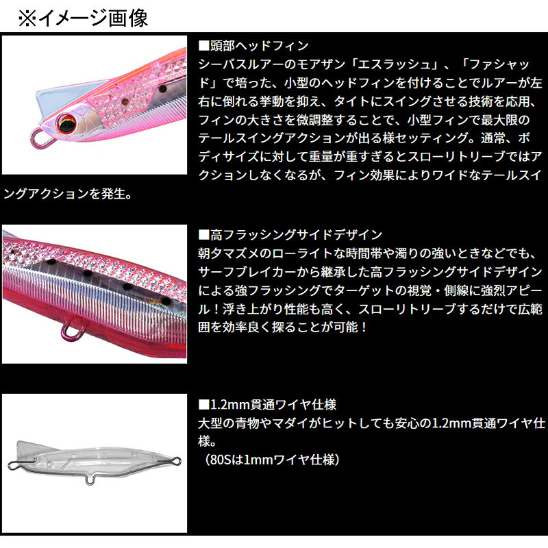オーバードライブ80S レーザーインパクト LIブルピンイワシ の商品画像3枚目