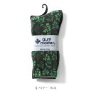 gym master(ジムマスター) ハッピーペイント クルーソックス 23〜25cm パクチー(15) G857329