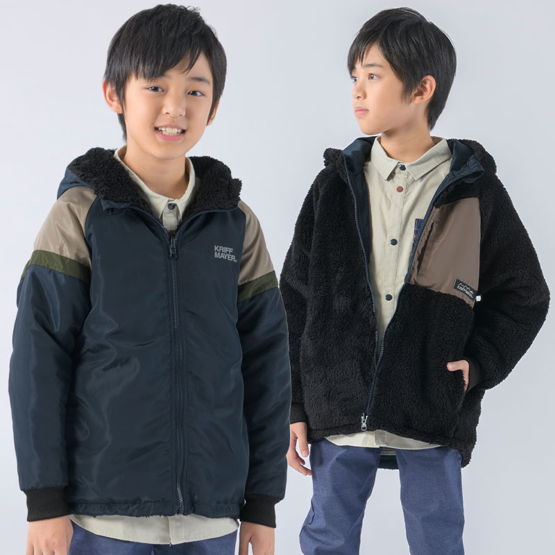 KRIFF MAYER(クリフメイヤー) Kid's ひっくり パーカー キッズ 160cm 79(NAVY) 2317822K 1