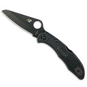 Spyderco(スパイダルコ) ソルト2 H2鋼材 チタンコーティング 直刃 サビにくいナイフ オールブラック C88PBBK2