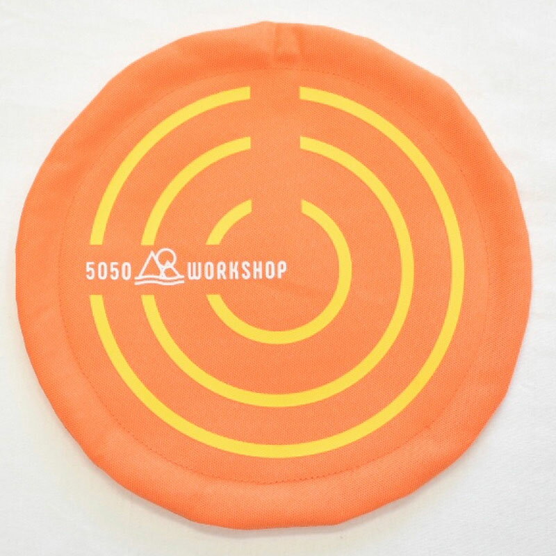 50/50 WORKSHOP 5050 ワークショップ FOLDING FLYING DISC CIRCLE ORANGE TR030-5WS- 4407