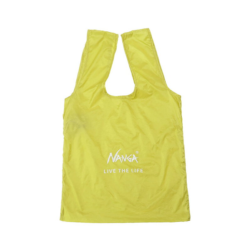 ʥ(NANGA) POCKETABLE ECO BAG(LIVE THE LIFE) FREE MUSTARD NA2253-3A205