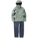 シマノ(SHIMANO) RA-047X 3レイヤー レインスーツ L セージグリーン 112736