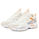 FILA(tB) y24tāzRAY TRACER(Cg[T[)/EBY Xj[J[ 23.0cm SNOW WHITE/TANGERINE WSS24030