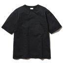 スノーピーク(snow peak) 【24春夏】リサイクル コットン ヘビー Tシャツ L ブラック TS-22SU401R04BK