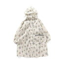 Ampersand(アンパサンド) Kid's 総柄 ランドコート(花柄) キッズ 90〜100cm アイボリー L163024