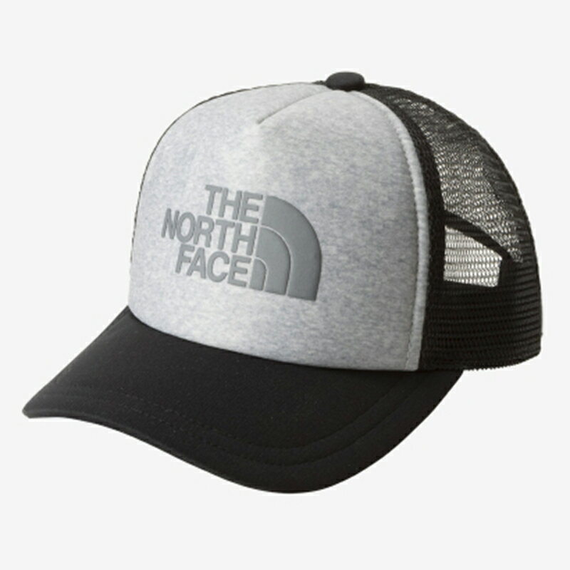 楽天ナチュラム 楽天市場支店THE NORTH FACE（ザ・ノース・フェイス） 【24春夏】K LOGO MESH CAP（キッズ ロゴメッシュキャップ） KL ミックスグレー（Z） NNJ02409