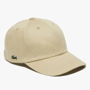 LACOSTE(ラコステ) 【24春夏】フロントブランク 6パネルキャップ FREE 02S(ベージュ) RK010J-99