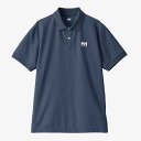 HELLY HANSEN(ヘリーハンセン) 【24春夏】S/S HH LOGO POLO(ショートスリーブHHロゴポロ) S オーシャンネイビー(ON) HH32414