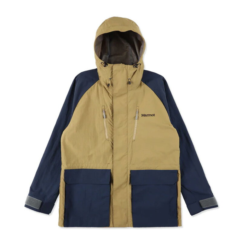 Marmot(マーモット) 【24春夏】Men's GJ Jacket(GJ ジャケット) メンズ L ATNV(ベージュ×ネイビー) TSSMO401