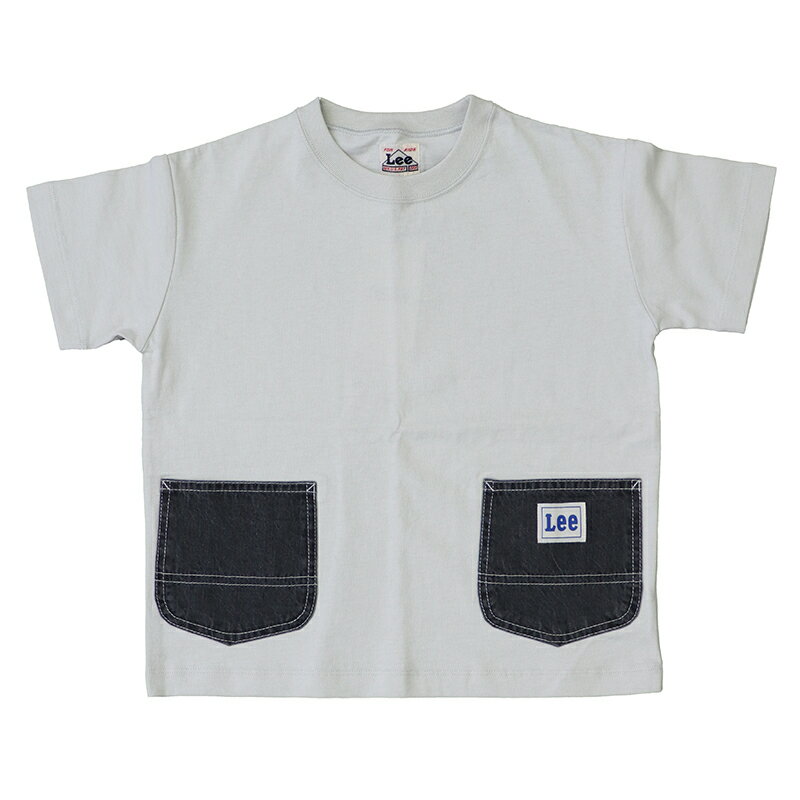 Lee(꡼) Kid's PAINTER DOUBLE POCKET S/S TEE å 140 GRAYBLACK DENIM L...