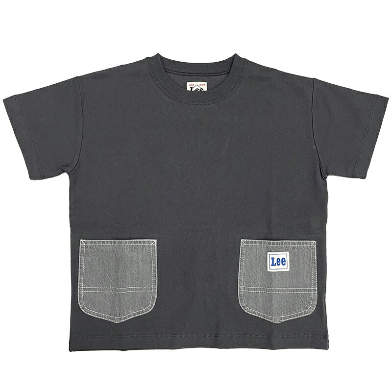 Lee(꡼) Kid's PAINTER DOUBLE POCKET S/S TEE å 140 CHARCOALGRAY DENI...