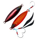 ジャッカル(JACKALL) フラッグトラップ リーフ 40g 明滅レッドシャドー