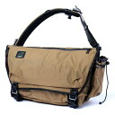 AS2OV(アッソブ) 【25春夏】CORDURA FINETEX MESSENGER 30L CAMEL 152318-24