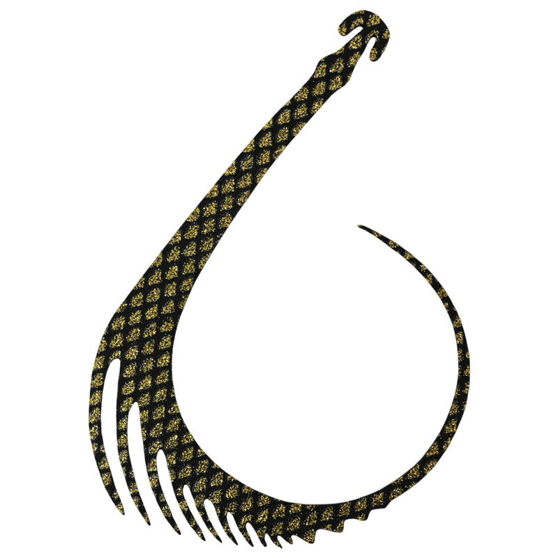 【12/5迄 最大2,000円OFF】 松岡スペシャル GIZA BITE(ギザバイト) 185 ブラックゴールドラメ