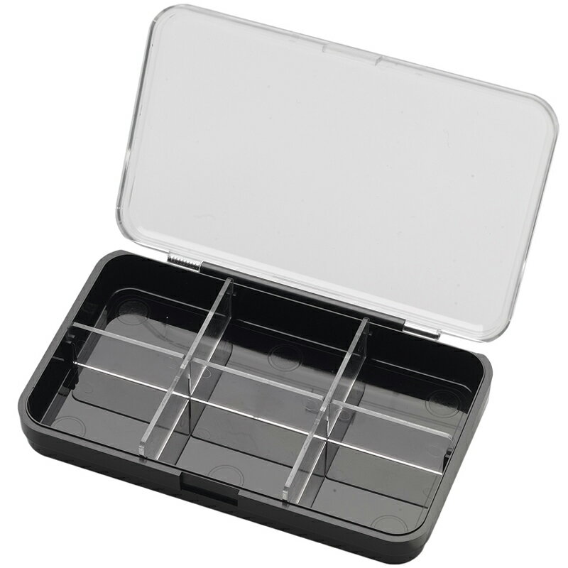 ティムコ(TIEMCO) ティムコフライボックス クリアアンドブラックコンパートメント 73510300603