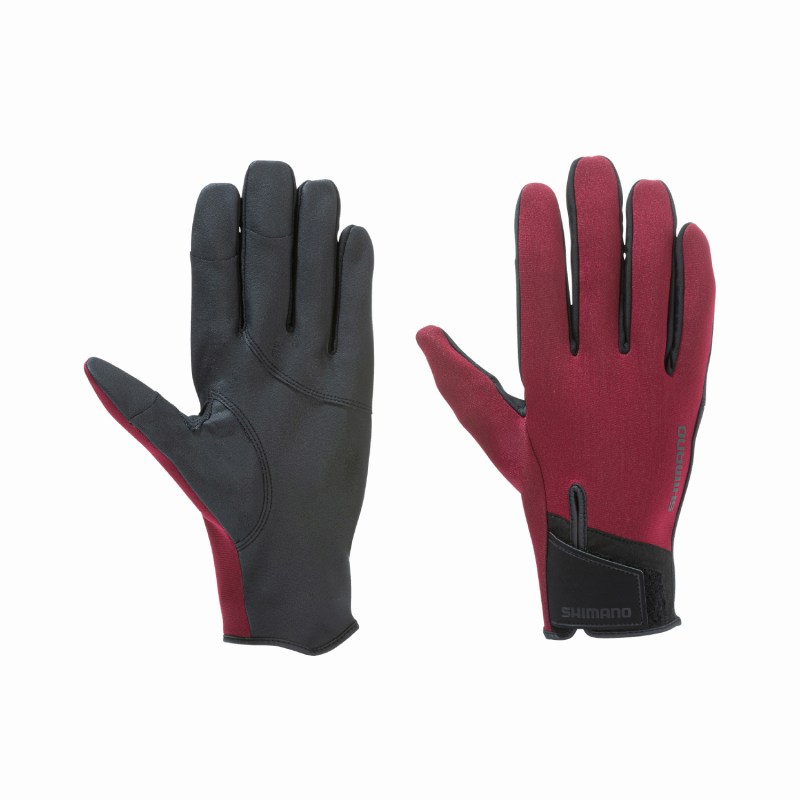 仕様／規格●サイズ：XS（19～20cm）、S（21～22cm）、M（23～24cm）、L（25～26cm）、XL（27～28cm）、2XL（29～30cm）、3XL（31～32cm）●※表示サイズは、目安です。必ずご試着の上、最適なサイズをお選び下さい。●※展開サイズは品番により異なります。●カラー：レッド商品説明●保温性の高いタイタニューム・アルファを採用したベーシック防寒グローブ。手のひら部分には、過酷な環境での耐久性を考慮した厚地の合皮素材を採用。操作性を損なわず、寒さや酷使にも耐えうるしっかりとした質感を獲得しています。また、従来モデルから縫製糸に見直しをかけ、より一層ほつれにくくなりました。手首まで覆うロング仕様で、高い防寒性を発揮。保温性と操作性を両立する3本指カバー仕様です。商品属性●カラー:[ レッド系 ]特集区分●2027F新製品●フィッシング2026新製品商品カテゴリ●新着商品ジャンル識別情報：/g1045/g206/g303/m002/※納期表示のご説明はこちら