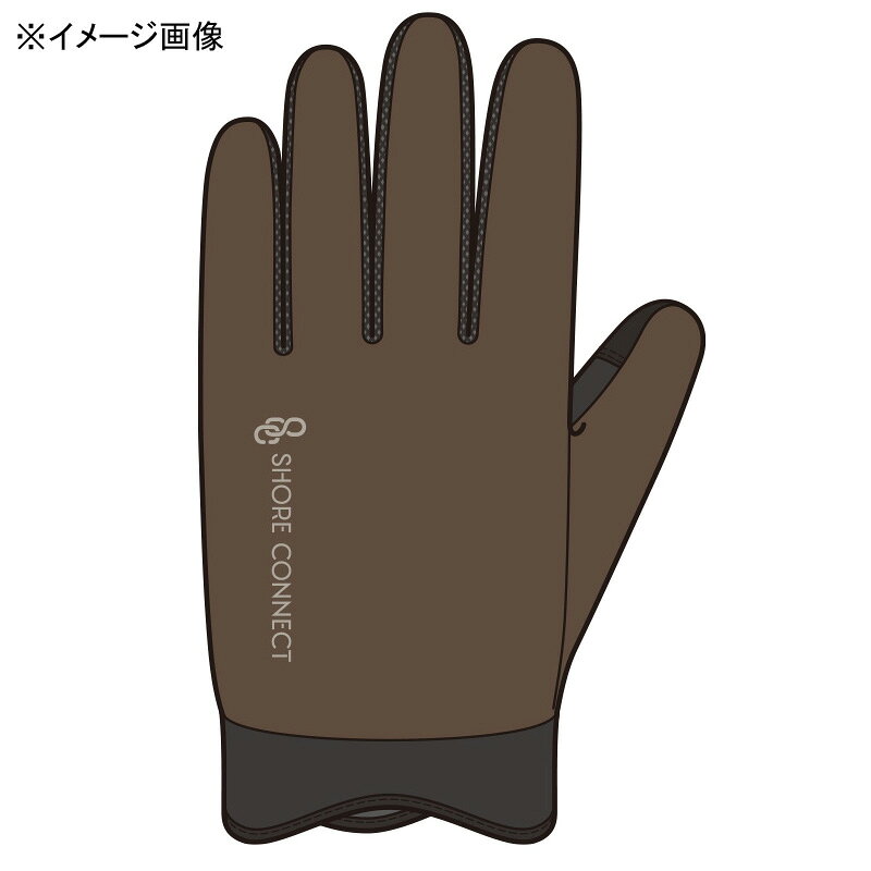 予約商品のご案内こちらの商品は、サイズ・カラー等により予約品が含まれます。※対象品を選択時、配送予定に「予約品」と表示します。スペックやパッケージは変更となる場合がございます。生産状況によりお届け時期が前後します。また、入荷数が少ない場合はご予約順での発送となります。お届け日の指定はお受けできません。ボーナス払いは発送が取扱い期間外となる場合、お受けできません。何卒ご了承ください。【ブラウン×2XL】予約期間：2026年07月29日 ～ 2026年11月30日【ブラウン×L】予約期間：2026年07月29日 ～ 2026年11月30日【ブラウン×M】予約期間：2026年07月29日 ～ 2026年11月30日【ブラウン×XL】予約期間：2026年07月29日 ～ 2026年11月30日仕様／規格●甲部素材：ポリエステル100％●掌部素材：合成皮革●カラー：ブラウン商品説明●風を通さないタイトフィットグローブ●甲部分には外気をシャットアウトするストレッチ防風素材を使用。掌側に使用している高強度人工皮革をノンスリップ素材でプロテクト。●5本指付モデルの人差し指、親指先はスマートフォン対応導電素材。手首まわりにも断熱性の高いクロロプレン素材を使用。●腕時計を避けるラウンド形状で快適な装着感を確保。商品属性●カラー:[ ブラウン系 ]特集区分●フィッシング2026新製品商品カテゴリ●新着商品ジャンル識別情報：/g1045/g206/g303/mJ23/※納期表示のご説明はこちら