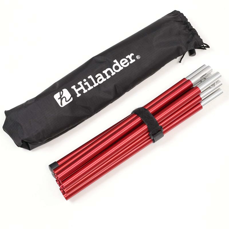 Hilander(ハイランダー) アルミポール180 2本セット レッド HCA0217通販格安セール情報 楽天 通販