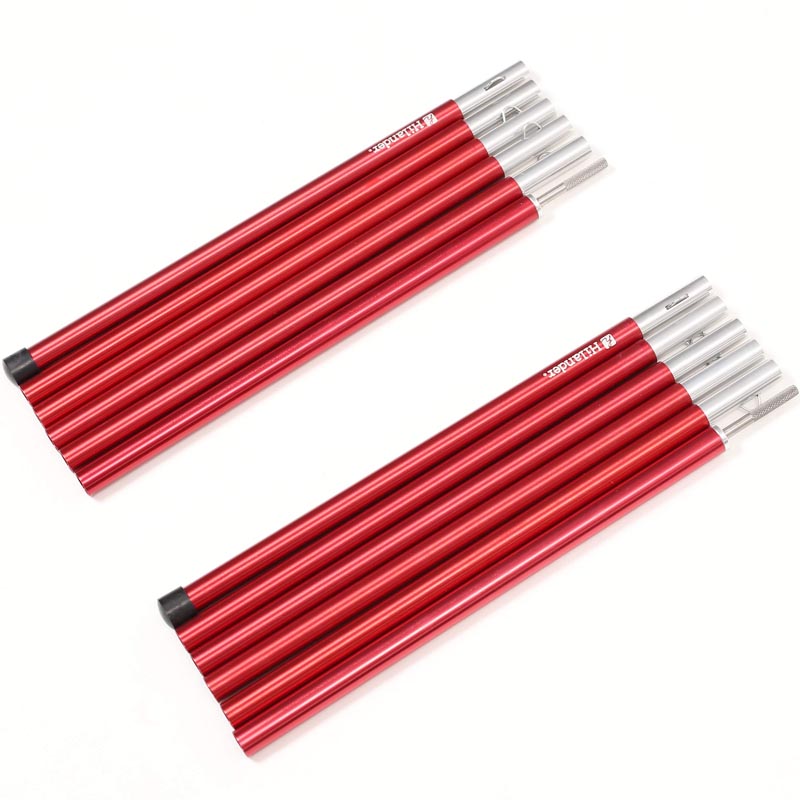 Hilander(ハイランダー) アルミポール180 2本セット レッド HCA0217通販格安セール情報 楽天 通販