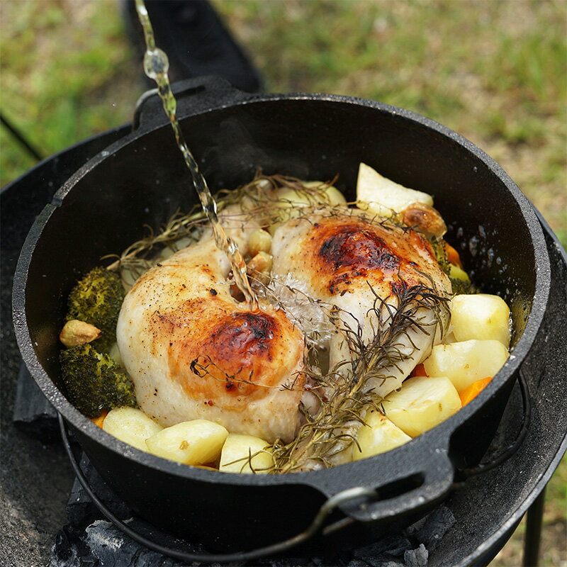 Hilander(ハイランダー) ダッチオーブン 10インチ スターターセット(本体+リフター+収納袋) 3点セット HCA0320通販格安セール情報 楽天 通販