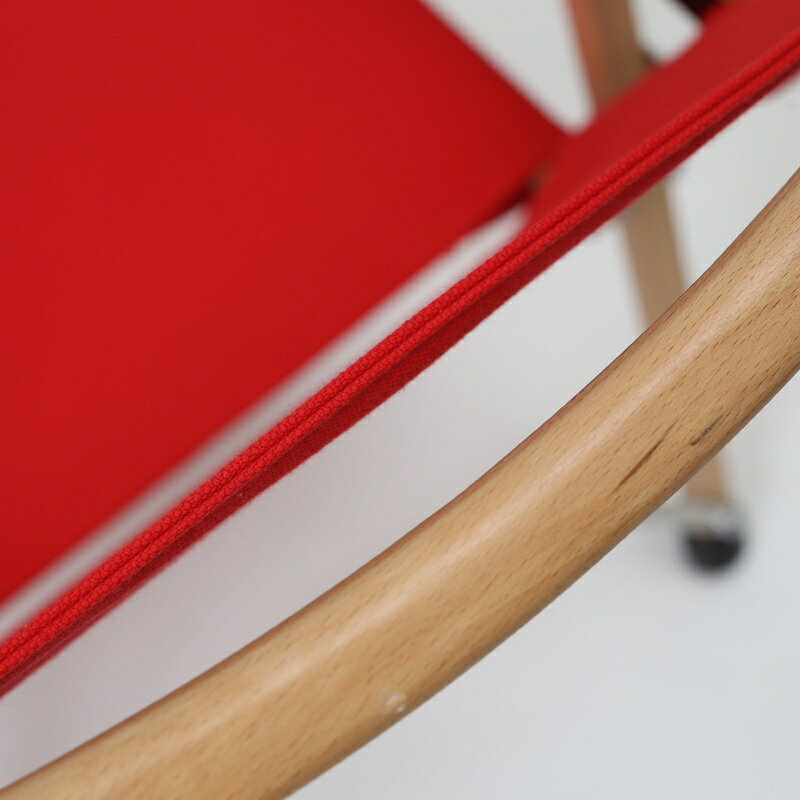 Hilander(ハイランダー) ウッドフレームチェア コットン(新仕様)【お得な2点セット】 2脚セット レッド HCA0308通販格安セール情報 楽天 通販