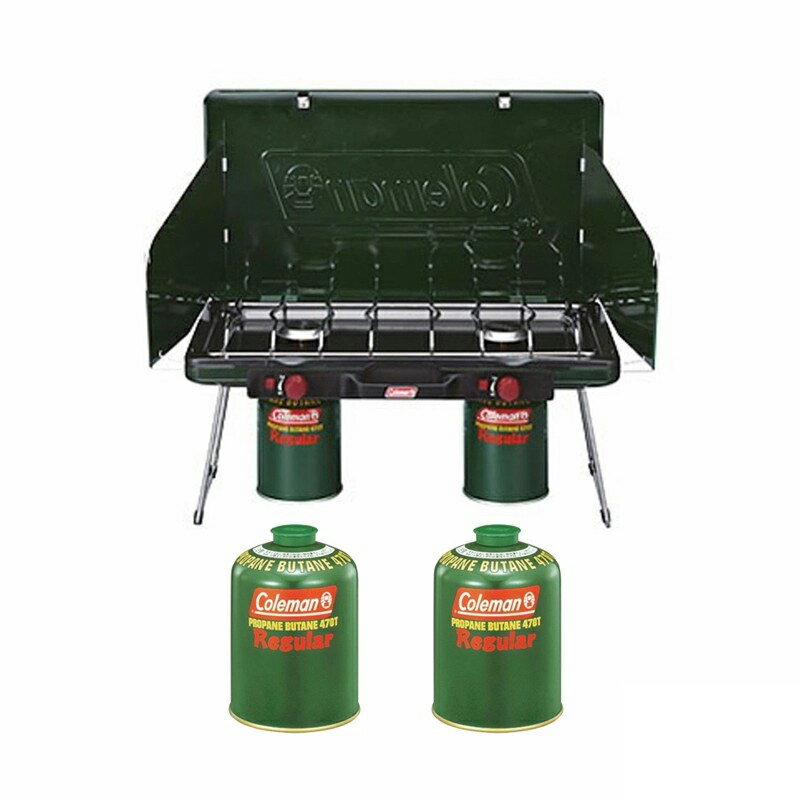 Coleman(コールマン) パワーハウス LPツーバーナーストーブII+純正LPガス燃料×2【お得な3点セット】 2000006707+5103A470T通販格安セール情報 楽天 通販
