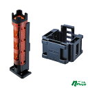 メイホウ(MEIHO) 明邦 ロッドスタンド BM-300 Light+マルチホルダーBM-30(お得な2点セット) クリアオレンジ×ブラック