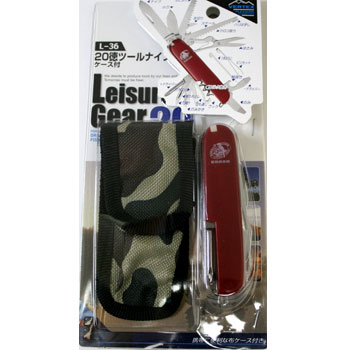 冒険倶楽部工房 VERTEX 20徳ツールナイフ ケース付 L-36通販格安セール情報 楽天 通販