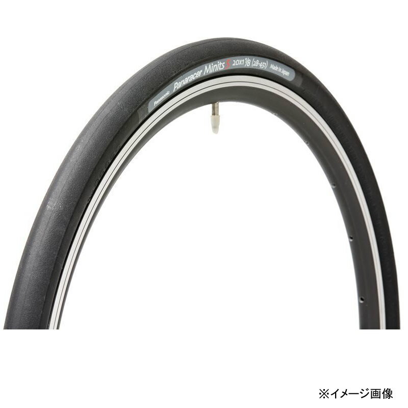 パナレーサー(Panaracer) ミニッツS Minits S TUBED タイヤ サイクル/自転車 20×1 1/8 黒×黒(ETRTO:28-451) 8W2081MNTS-B