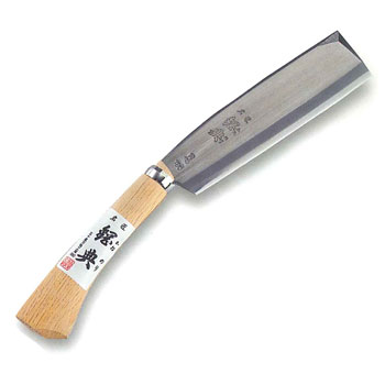 鋼典(Kanenori) 鋼付鞘鉈 180mm コブ柄 C-16