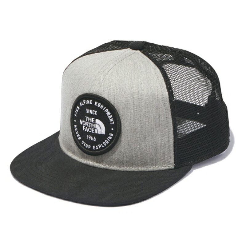 THE NORTH FACE ザ・ノース・フェイス 【24春夏】MESSAGE MESH CAP メッセージメッシュキャップ フリー ミックスグレー Z NN02333