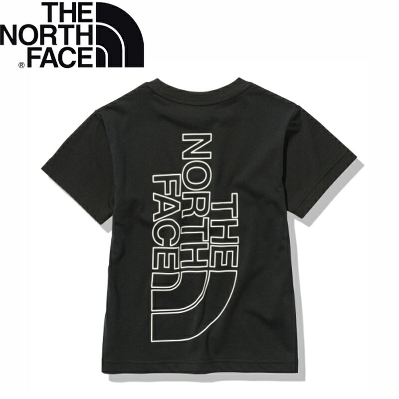 楽天ナチュラム 楽天市場支店THE NORTH FACE（ザ・ノース・フェイス） Kid's SHORT SLEEVE ROOT TEE キッズ 110cm ブラック（K） NTJ32329