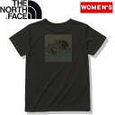 THE NORTH FACE(ザ・ノース・フェイス) 【24春夏】SHORT SLEEVE SQ MT LOGO TEE ウィメンズ L ブラック(K) NTW32377