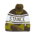 STANCE(スタンス) OG POM BEANIE/ビーニー ニット帽 ONE SIZE CAMO A262D21OG