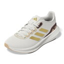 adidas(アディダス) レディース RUNFALCON 3.0 W 23.0cm コアホワイト/ゴールド(IE0751) IE0751