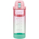 スケーター(skater) ドリンクマーカーボトル1L 1000ml ピンク&ミント PDMK10