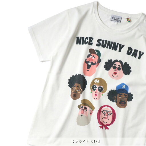 gym master(ジムマスター) 5.8oz T/CドライNICE SUNNY DAY Tee L 01)ホワイト G333727 gym master(ジムマスター) 5.8oz T/CドライNICE SUNNY DAY Tee L 01)ホワイト G333727